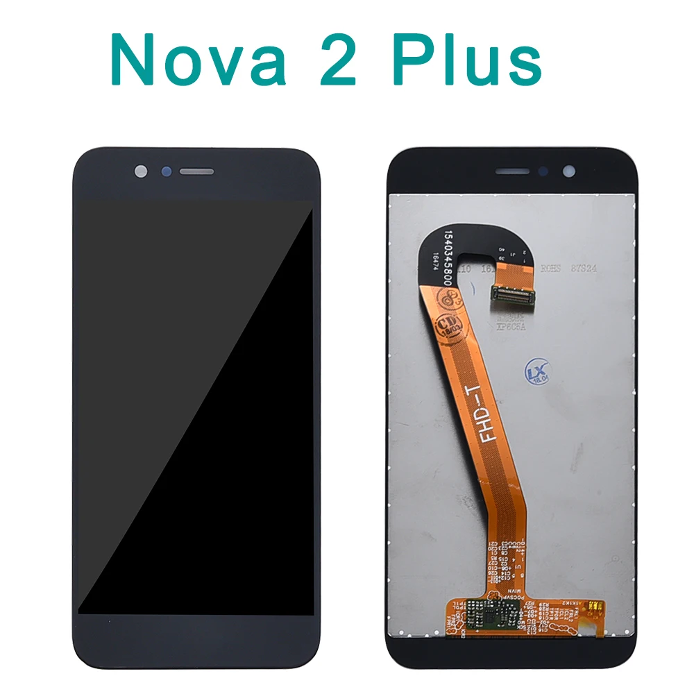 Huawei Nova 2 Plus ЖК-дисплей кодирующий преобразователь сенсорного экрана в сборе BAC L23 L03 для huawei Nova 2 lcd Nova2 PIC LX9 L29 L09 экран