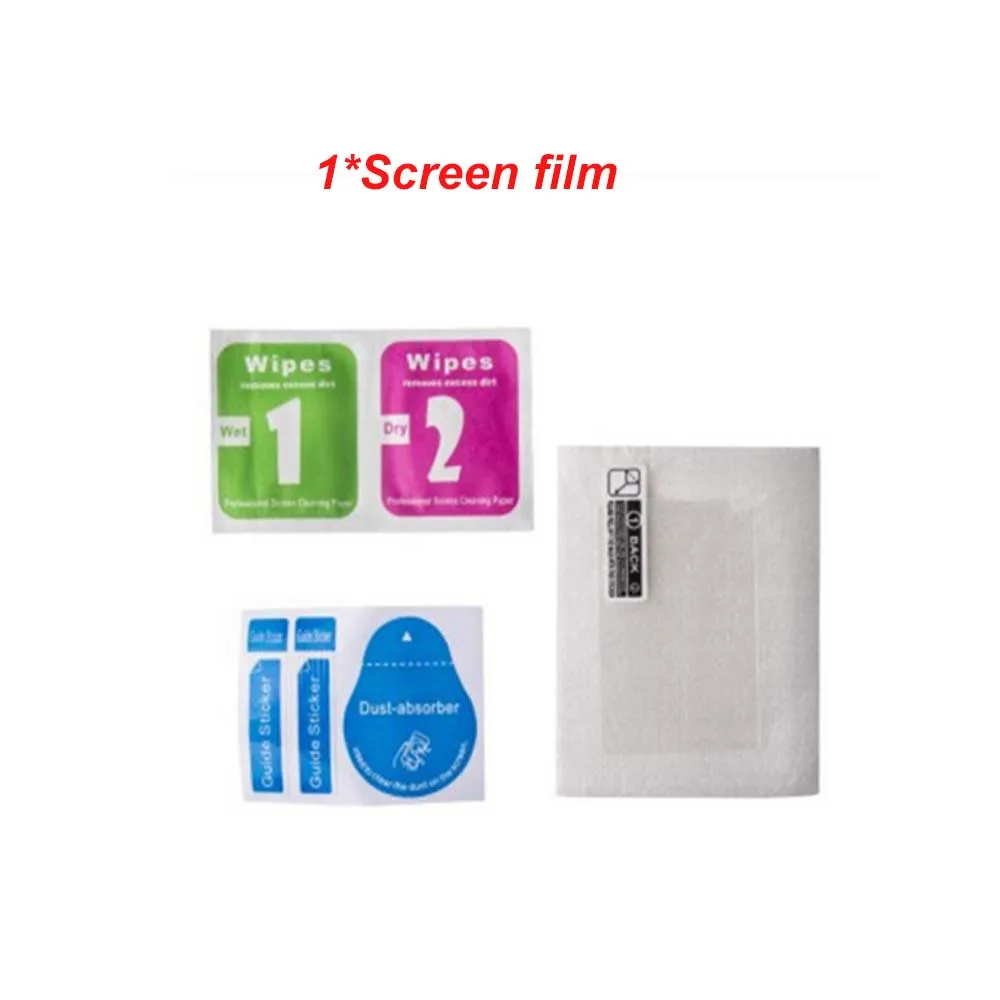 Screen film JINSERTA для SJ8 Pro/Plus/Air UV фильтр губка лобовое стекло крышка объектива камеры водонепроницаемый корпус Чехол капюшон Защитная пленка для экрана - Цвет: Screen film