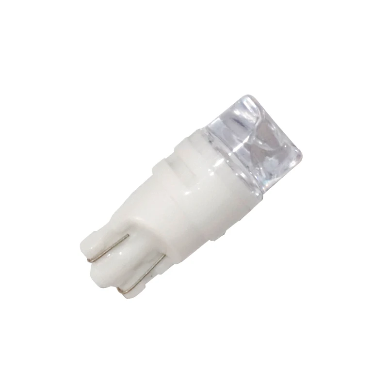 100 шт. Автомобильный светодиодный T10 ceramics 3 SMD 2835 Светодиодный 40MA Римский столбец 3D