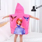 Детское Хлопковое полотенце Disney 50x100 см с рисунком Человека-паука, Минни, банное полотенце для маленьких мальчиков и девочек, пляжное полотенце, накидка, подарок на день рождения