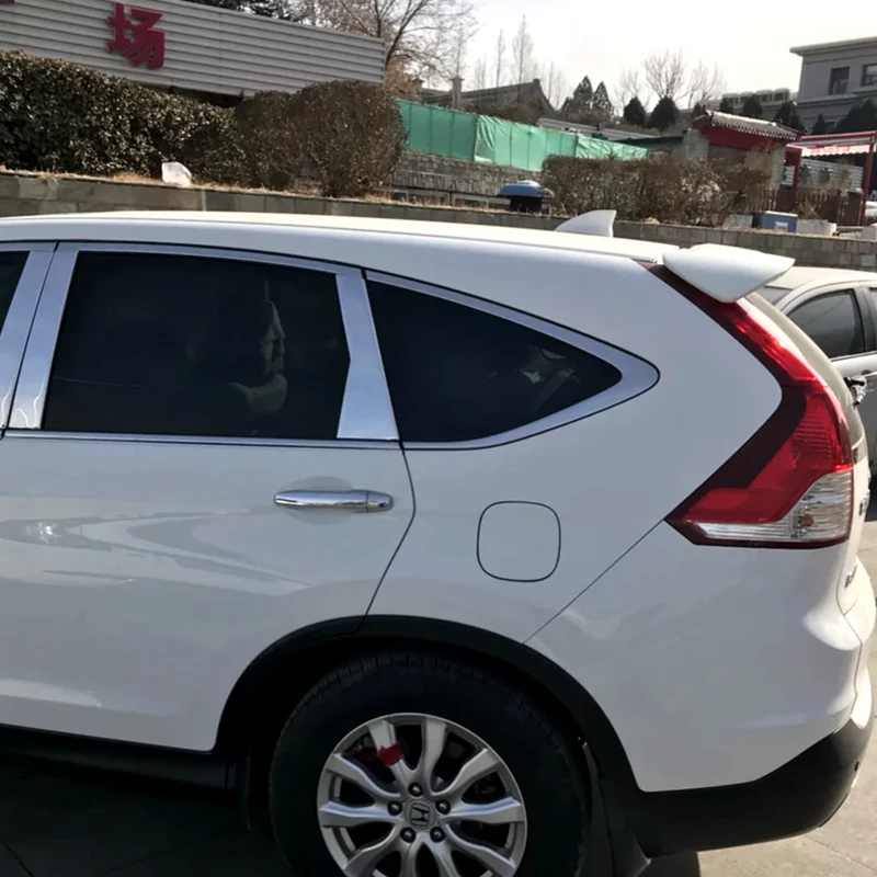 Дизайн Спойлер для Honda CRV CR-V крепкая лента стабильный АБС спойлер задние оконные крылья по грунтовке краска или черный белый цвет