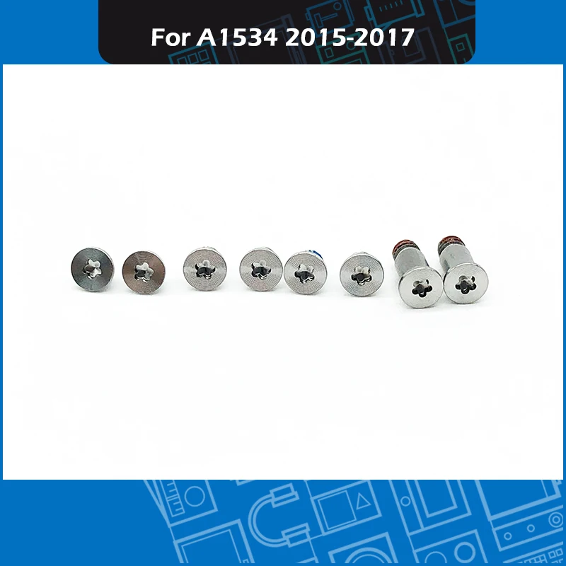 10set/Lot A1534 Bottom Case Screws set Silver for Macbook Retina 12&quot Lower Cover 2015 2016 2017 | Компьютеры и офис