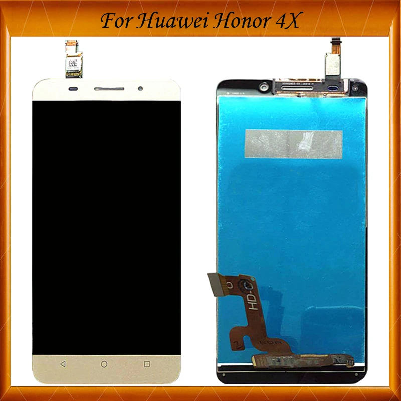 100% совместимость для Huawei Honor 4x lcd сенсорный экран с дисплеем дигитайзер сборка