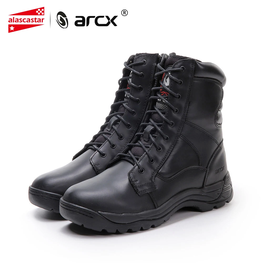 Мужские мотоциклетные ботинки ARCX из коровьей кожи обувь для верховой езды L56669|shoes