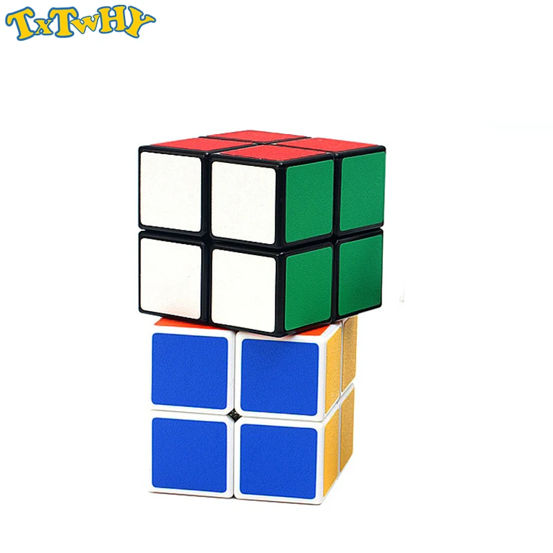 Шероховатый кубик ShengShou 2x2 Магический 50 мм скоростной Карманный стикер