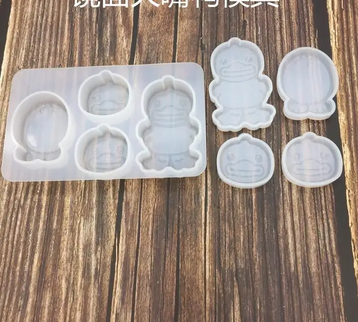 Diy хрустальное зеркало с подвеской большая утиная форма для рта ароматерапия