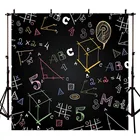 Художественный тканевый школьный фон геометрической формы для фотосъемки с изображением доски реквизит для детей для фотостудии