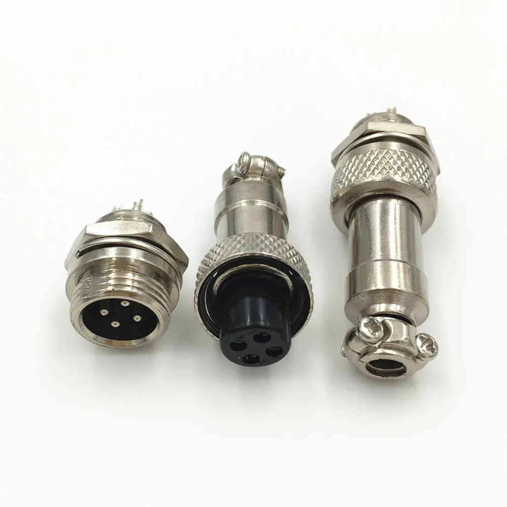 2 комплекта GX12 3 4 5 6 P штырьковый мужской женский круговой панели 12 мм M12