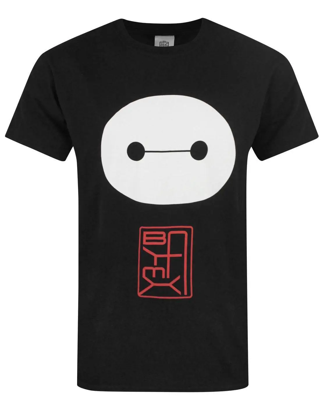 Официальный Большой Герой 6 Baymax лицо Мужская футболка мультфильм Унисекс Новая