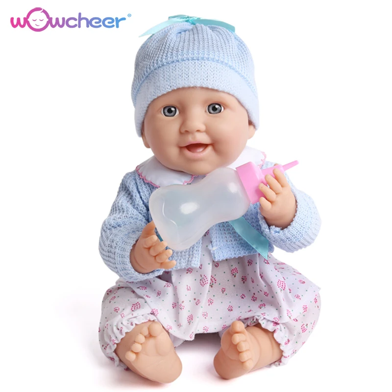 Кукла новорожденная WOWCHEER силиконовая виниловая детская игрушка для игрового