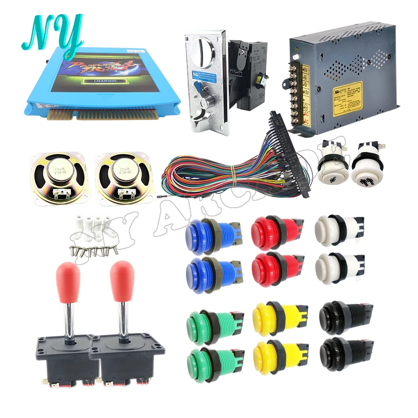 Новинка 1299 в 1 Mutli 5S игровая доска монетоприемник мощность Jamma жгут проводов 3 вида