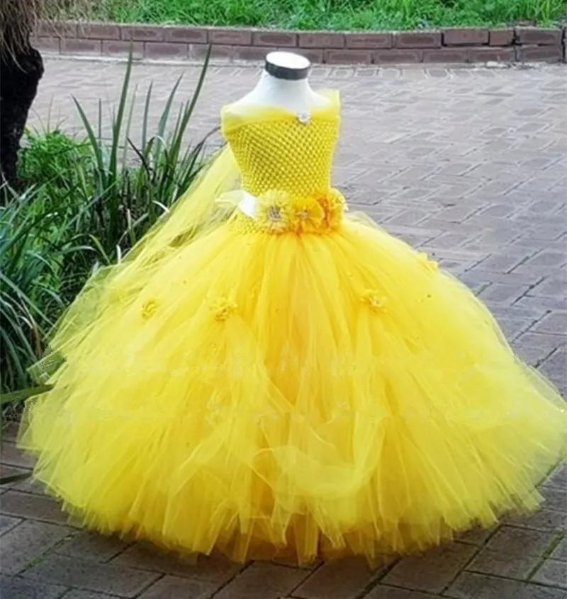 POSH DREAM Beautiful Hot Pink Princess Tutu Dress Kids Girls Ball Gown with Rhinestone Perfect for Weddings Flower Girl Dresses | Детская