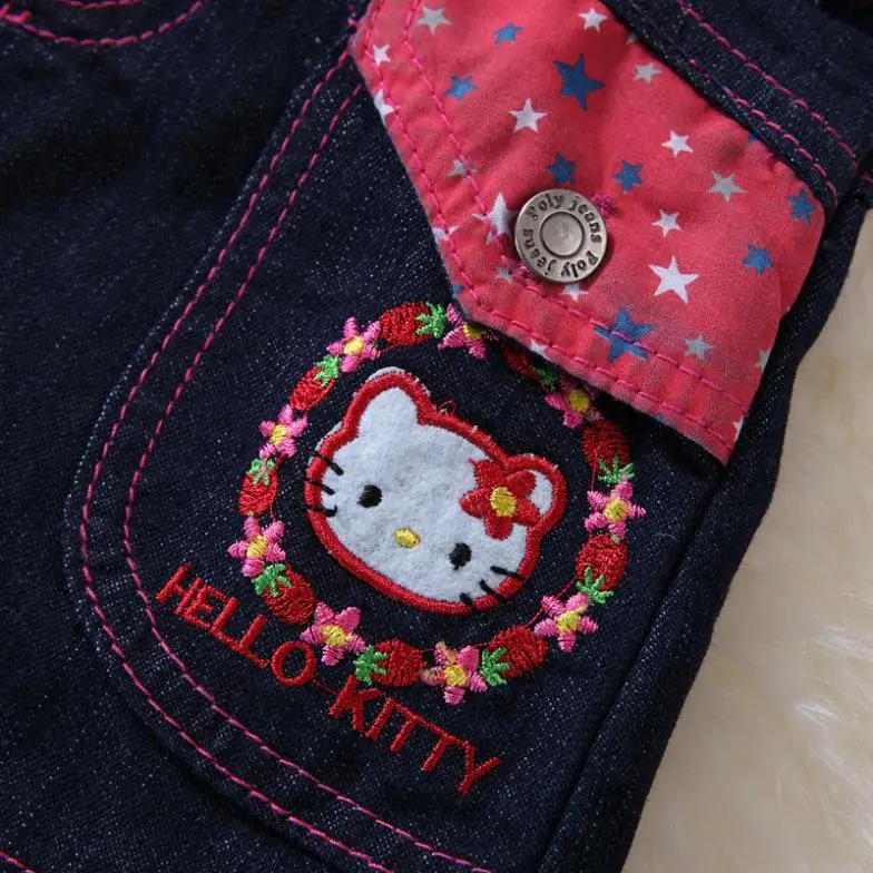 Джинсовое платье для маленьких девочек Детский сарафан повседневное джинсовое в