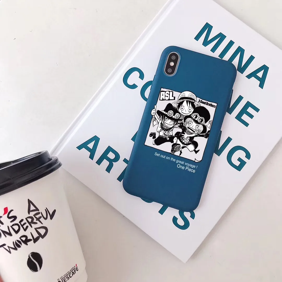 Цельнокроеный чехол для телефона с милым японским аниме мультяшным изображением