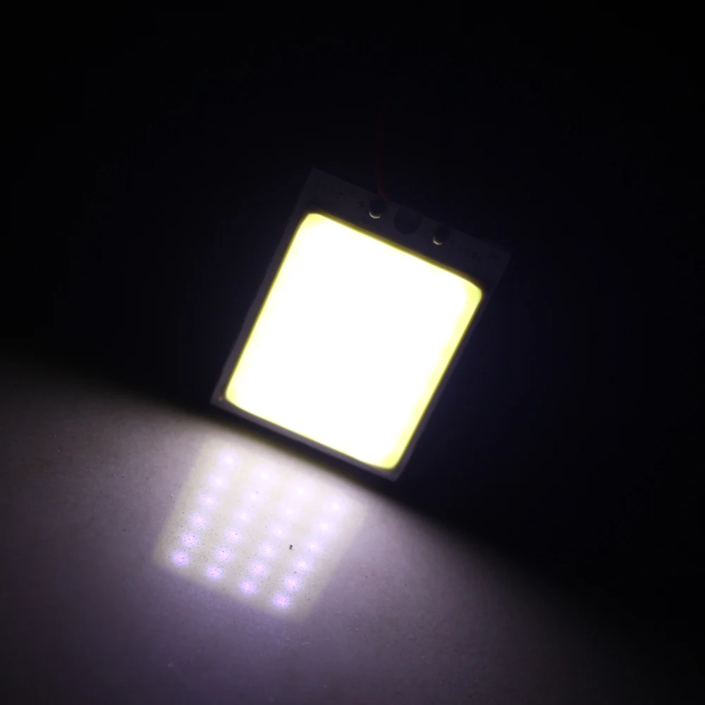 4 шт. дневные ходовые огни 12V Белый 24 SMD COB светодиодный автомобиль T10 + Festoon Авто