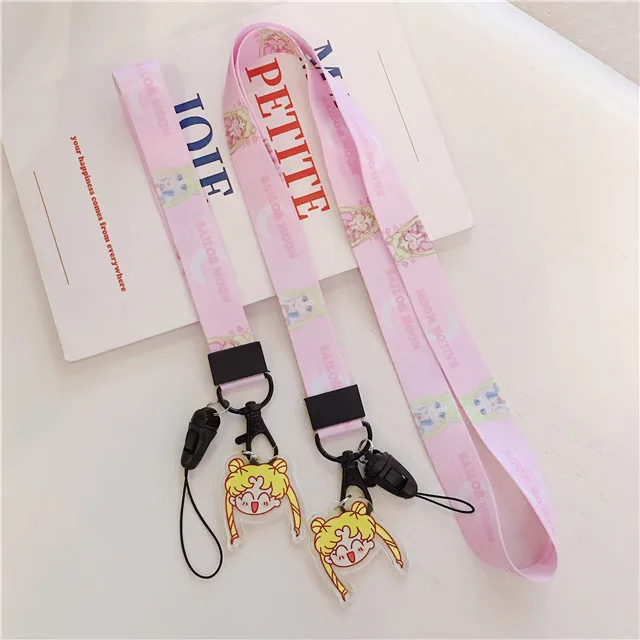 Neck/Wrist Strap Cartoon Bear Girl Cat Pattern Phone Lanyard For Camera USB Flash Drives ID Card Keys Hang Rope | Мобильные телефоны