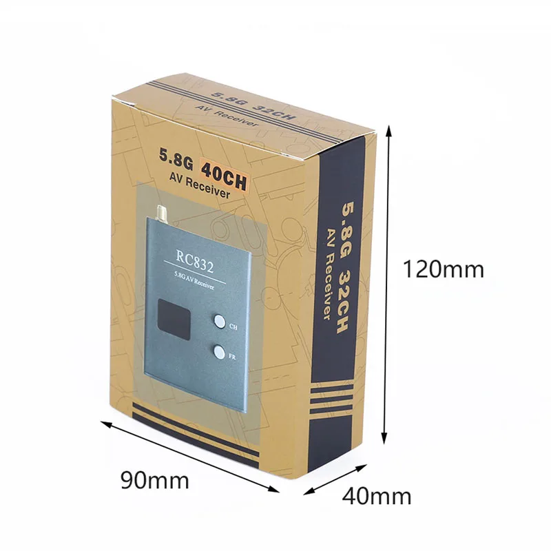 TS832 RC832 Boscam 5 8G 48CH 600 передатчик mW FPV ресивер Combo AV VTX RX Set 7 4 16V для