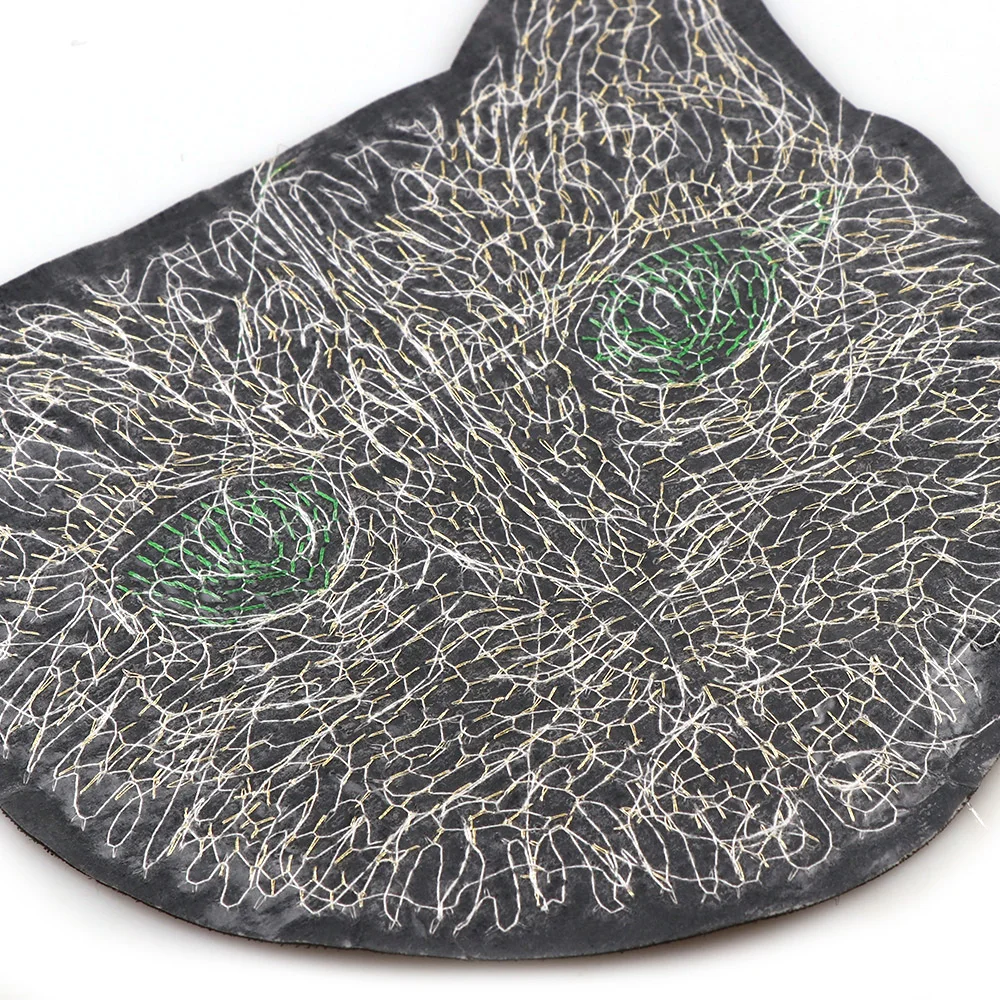 1 шт. вышитая аппликация Тигр солнце|Заплатки| |