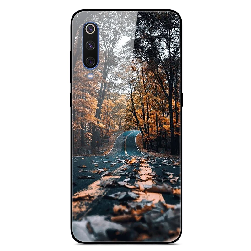 Чехол из закаленного стекла для Xiaomi Mi 9, чехол, стеклянная крышка для Xiaomi Mi 9 SE, чехол, силиконовый бампер, чехол для Xiaomi Mi CC9 Pro 9 Lite