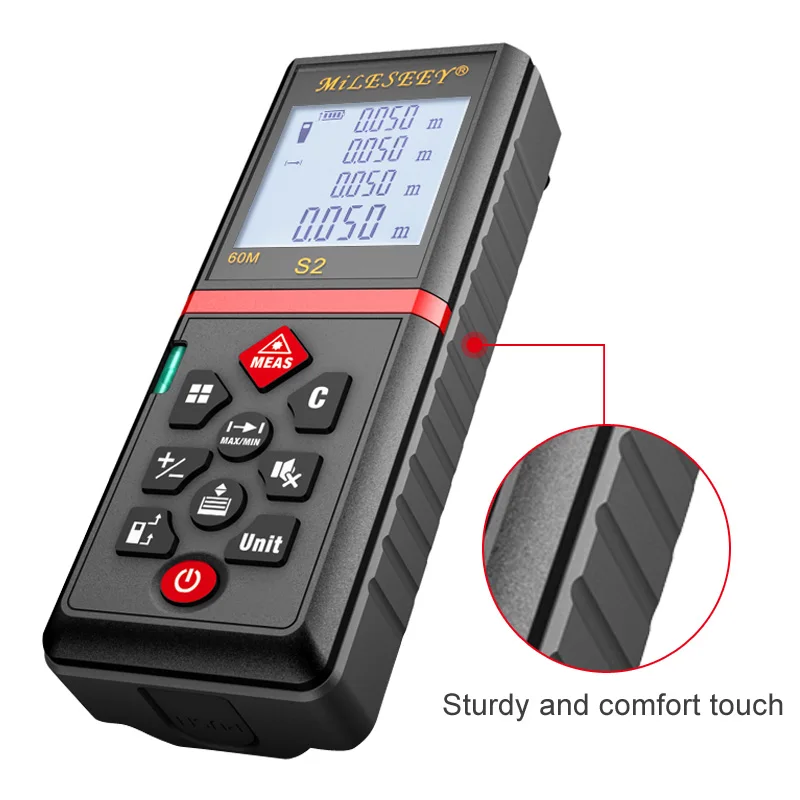 New Portable Laser Rangefinder Range Finder Tape Ruler 40M 60M 80M 100M High Precision Distance Meter Measuring Tool | Инструменты