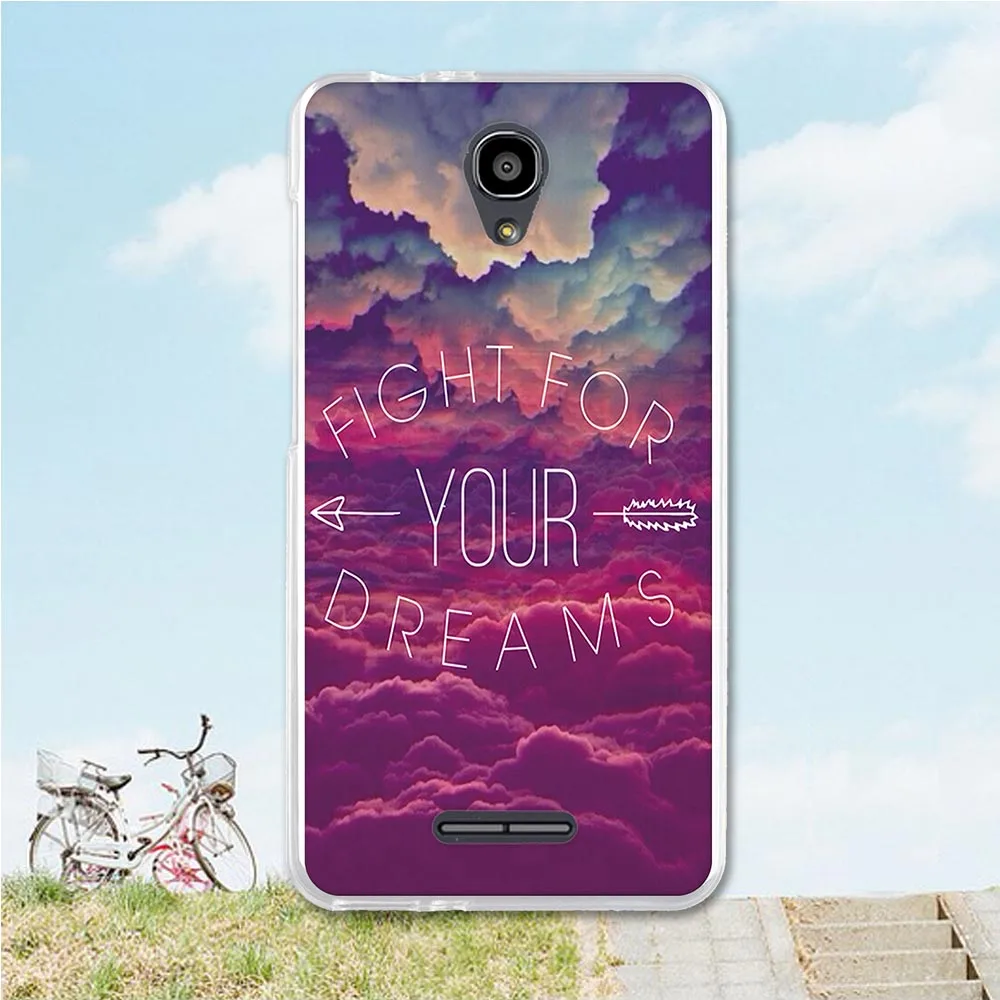 Чехол-накладка для Alcatel Pop 4 мягкий силиконовый защитный чехол из ТПУ One Touch 5 0 дюйма