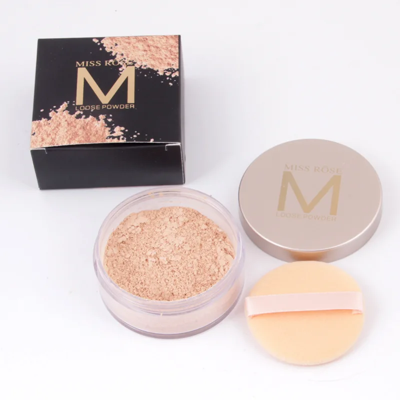 MISS ROSE 12-color MISS ROSE набор для макияжа пудра свободный порошок контроль масла солнцезащитный крем для осветления кожи