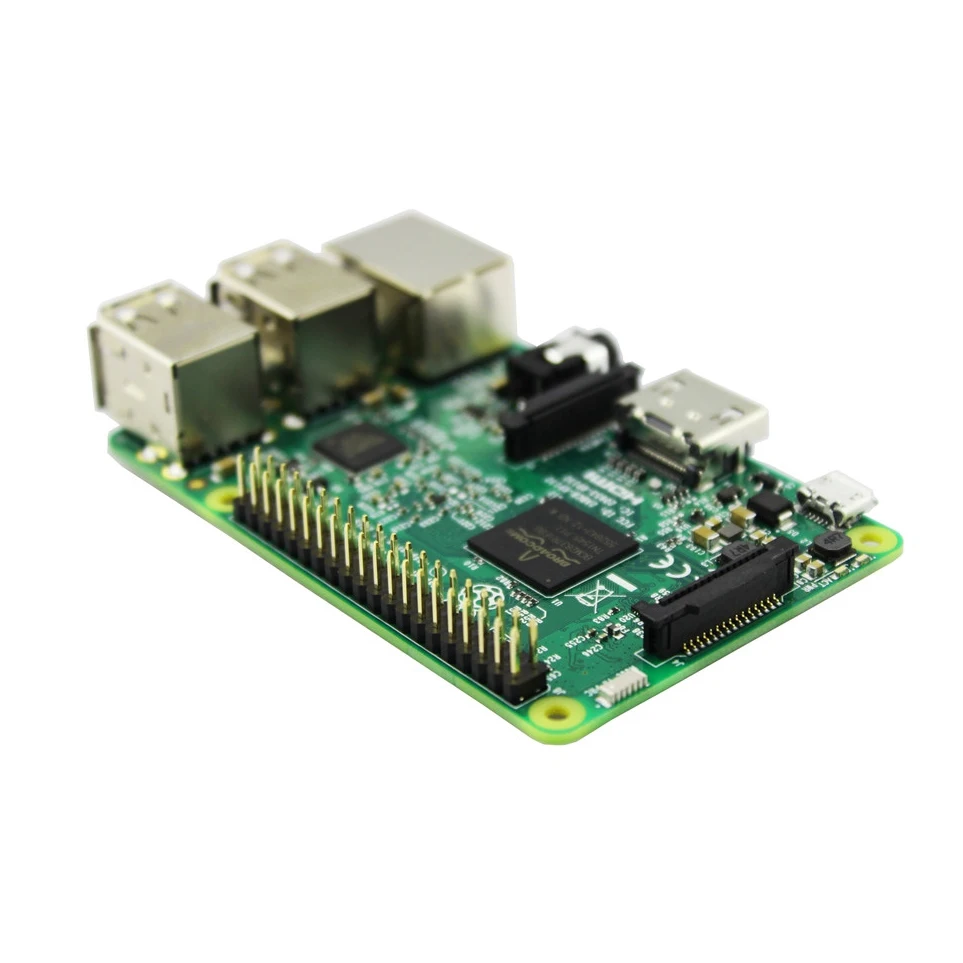 RASPBERRYPI3 MODB 1GB Raspberry Pi 3 Model B 1 ГБ RAM четырехъядерный 2 ГГц 64 бит CPU WiFi и Bluetooth третьего