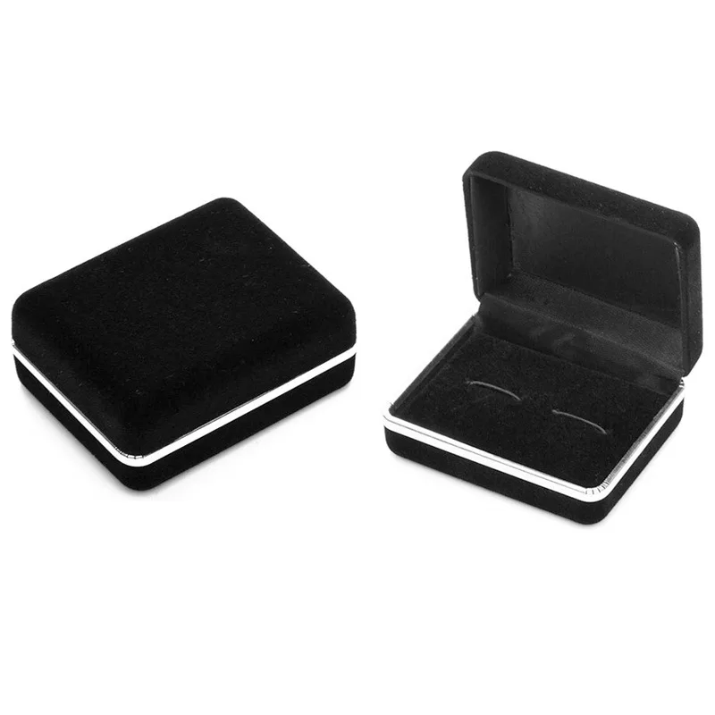 Запонки высокого качества Подарочная коробка на день рождения подлинные запонки