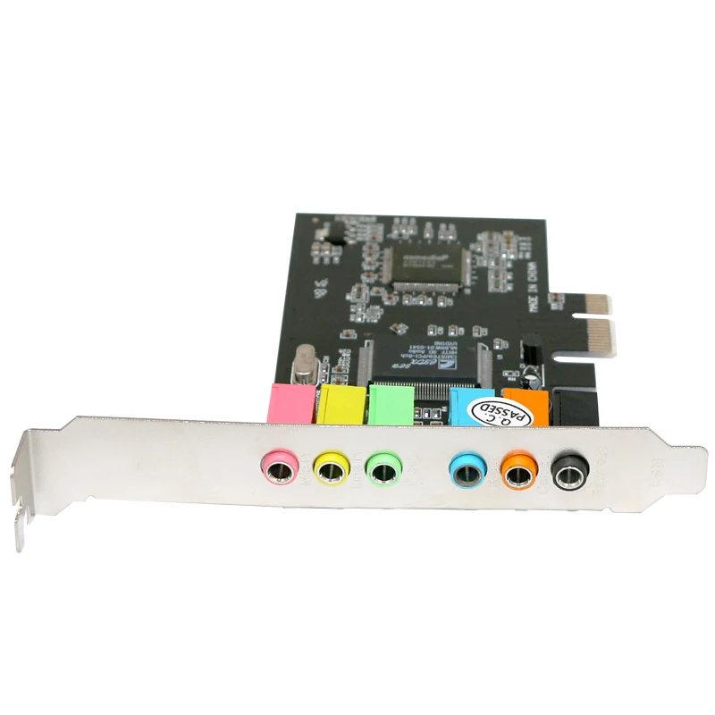 AAAJ-Pci Express X1 Pci-E 7 1 каналы Spdif через чипсет аудио цифровая звуковая карта |