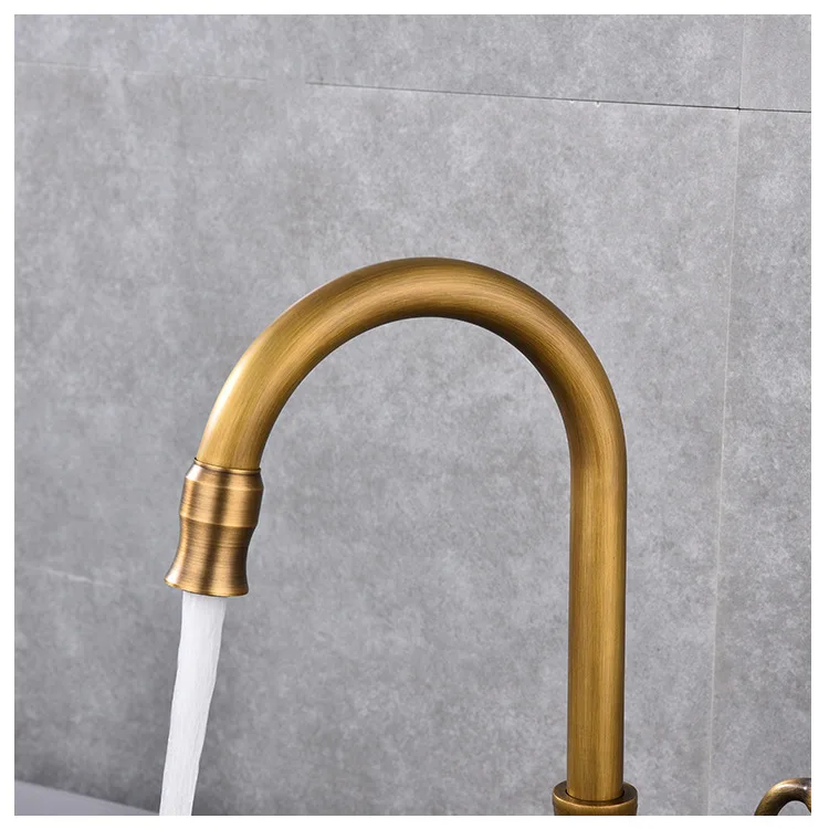 Модный античный кухонный смеситель senduk качественный латунный для раковины в