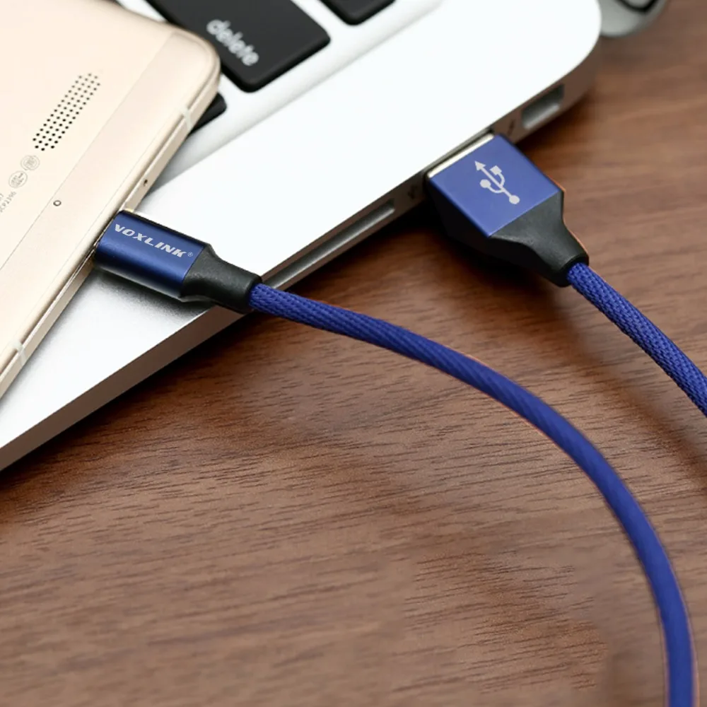 VOXLINK USB кабель typec 2A Быстрый зарядный C Зарядное устройство для подключения кабеля