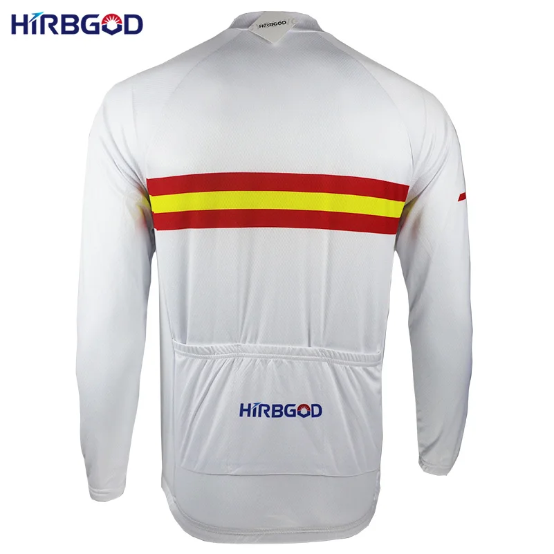 Футболка HIRBGOD мужская с длинным рукавом стильная Классическая Джерси испанским