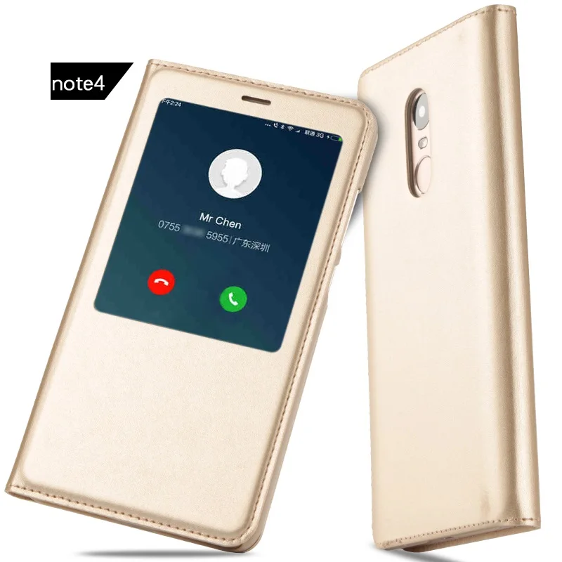 Кожаный чехол с откидным окошком для Xiao mi Red mi 6 Pro 6A 5 Plus Note 4x Note5 Note 5A чехол для телефона s для Xiaomi mi 6X8 SE