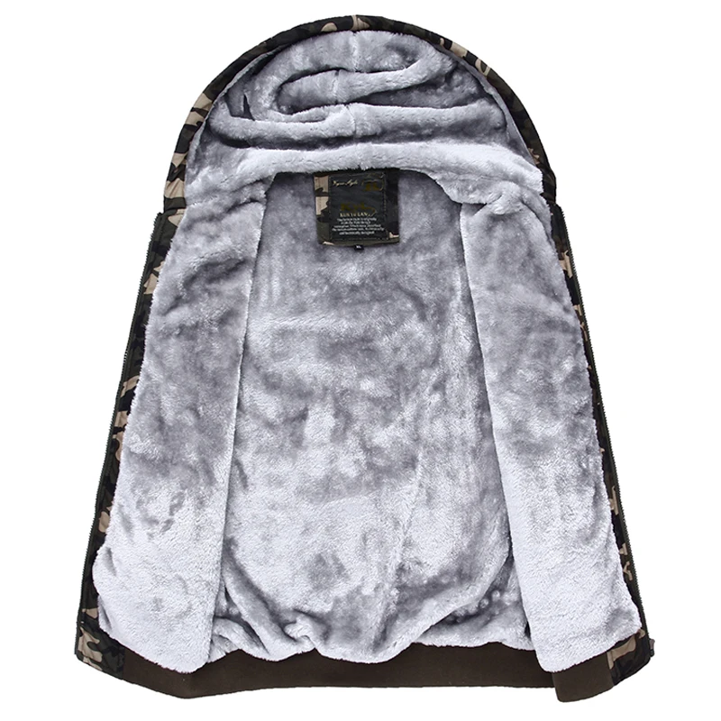 Мужская куртка с капюшоном камуфляжная Спортивная толстовка на молнии 5XL|jacket