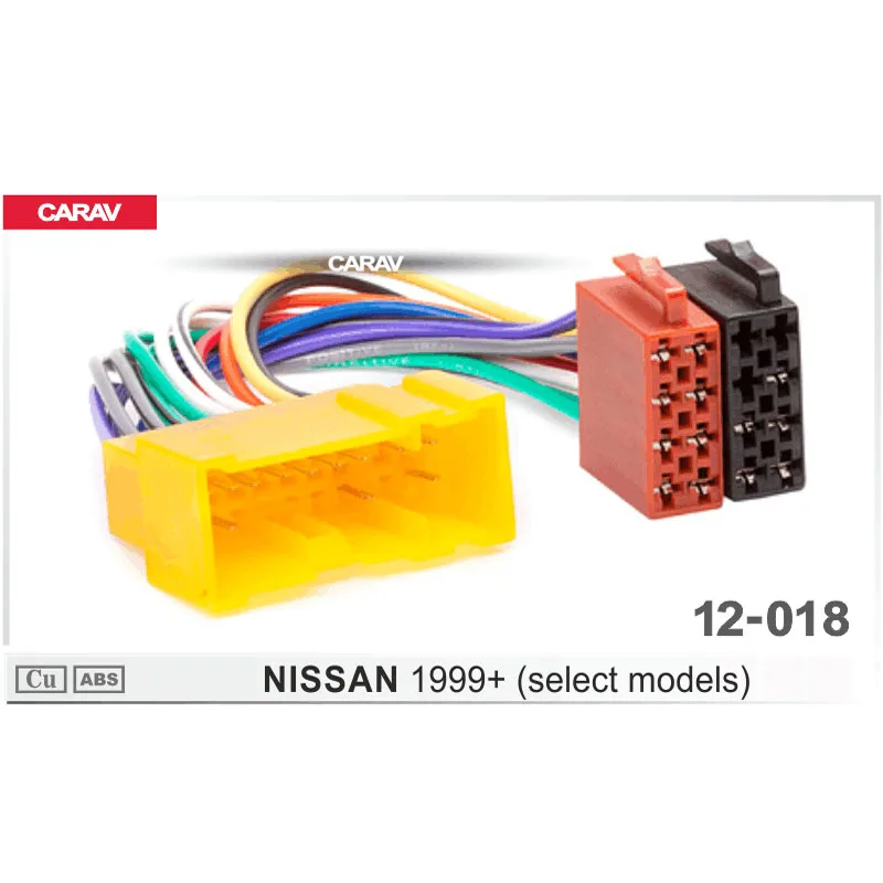 CARAV 12 018 iso радио адаптер для NISSAN (отдельные модели) провода жгут проводов разъем
