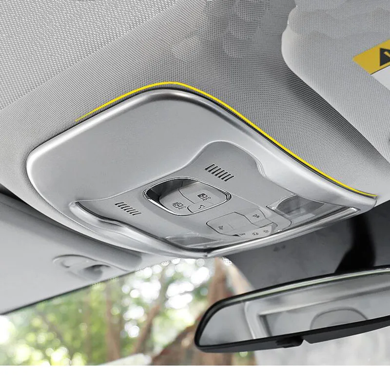 Слева-вождение автомобиля интерьера Интимные аксессуары Chrome чтения свет крышка