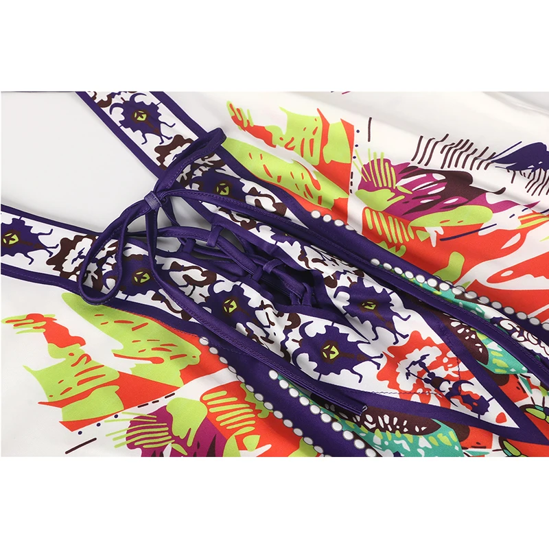 2018 new summer fashion loose large size women dress when printing on both sides | Женская одежда