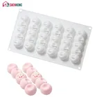 SHENHONG, 6 отверстий, новая силиконовая форма для торта, форма для шоколада, губки, формы, формы для украшения тортов