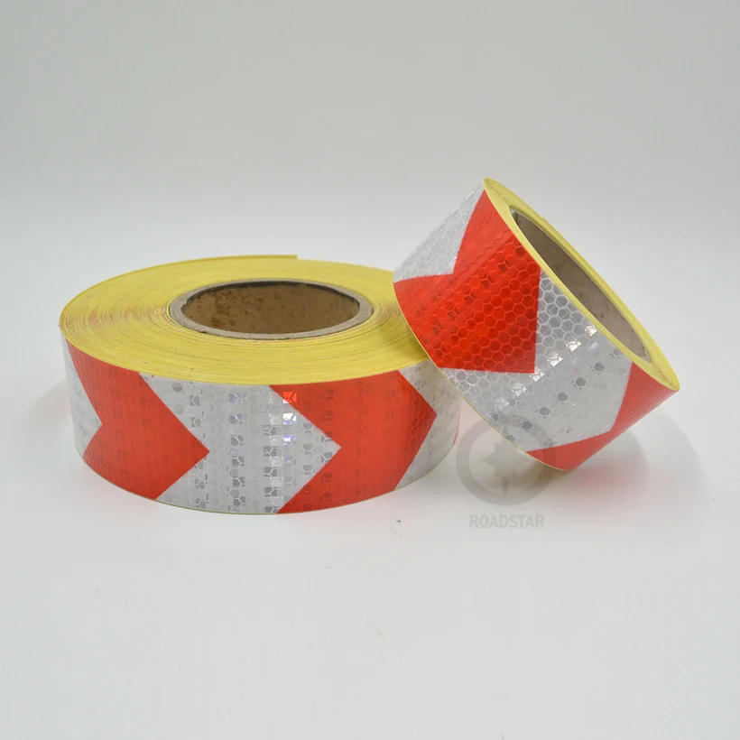 Светящаяся квадратная самоклеящаяся светоотражающая фотолента Roadstar 5 см x 10 м с