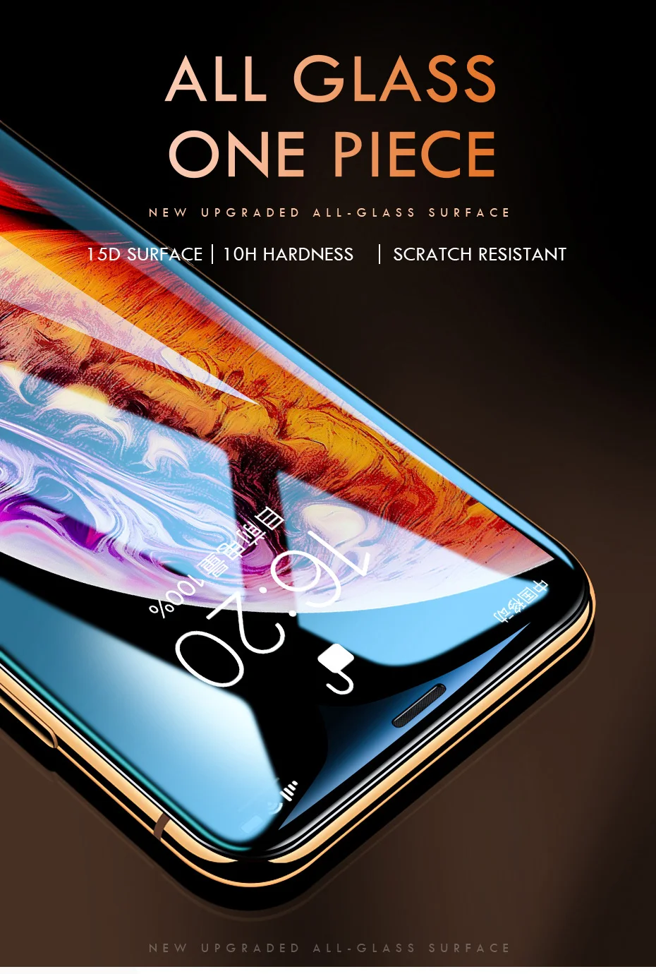 1-3 шт 15D Защитное стекло для iPhone X XR XS MAX полное покрытие для iPhone 8 7 6 6s защита экрана стекло на iPhone XR пленка