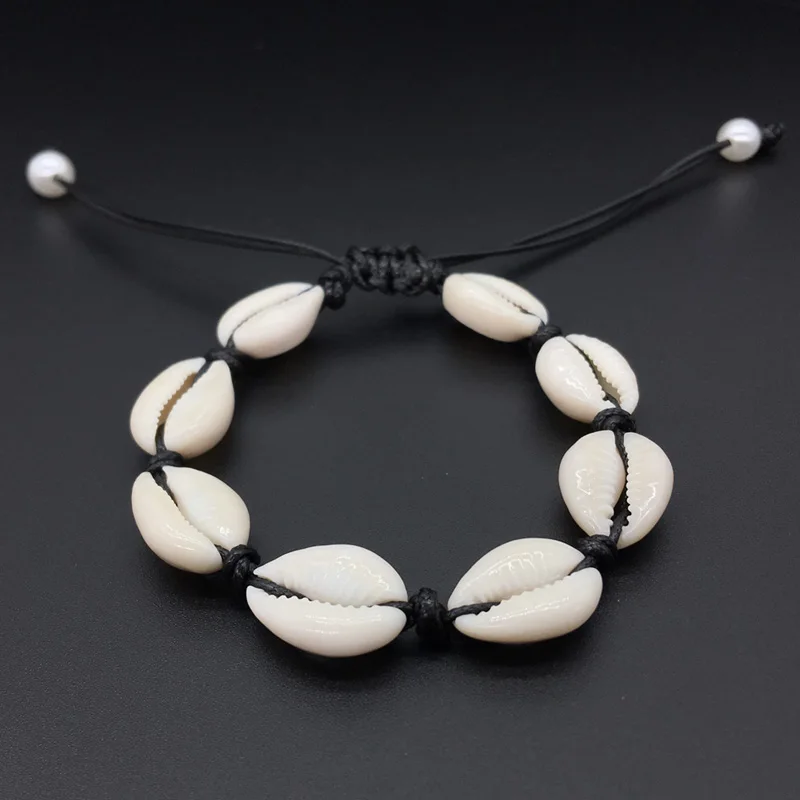 ЖЕНСКИЙ цветной браслет ручной работы из раковин браслеты и жемчуга 2019 |