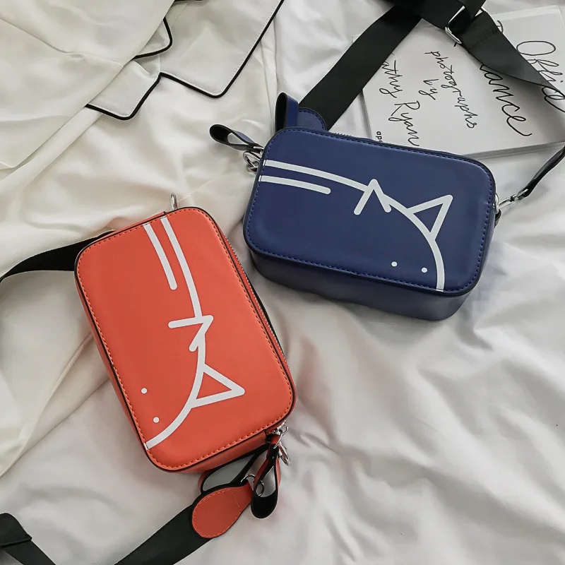 2019 новый мультфильм печати сумка со свиньей Дамы Досуг дизайнер животных коробка