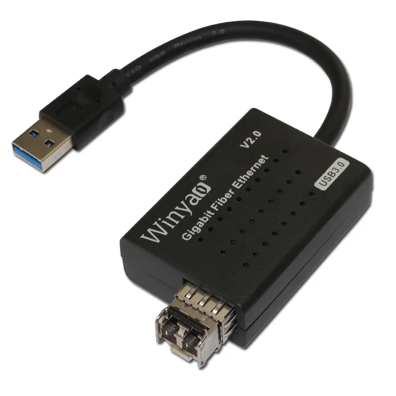 Оптоволоконный гигабитный Ethernet адаптер USB 550 нм многорежимный оптический модуль