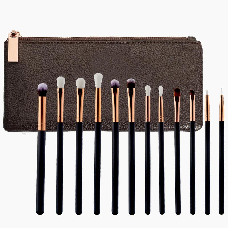 12 шт./компл. кисть для теней век набор кистей макияжа Косметическая основа Eys