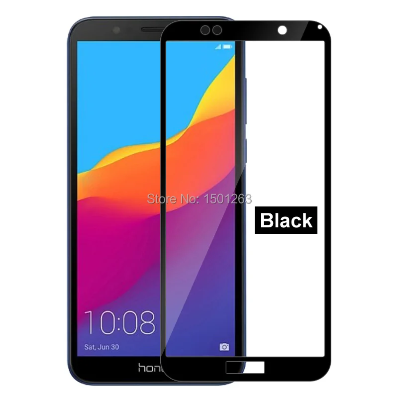 2.5D полное покрытие закаленное Стекло для huawei Y5 Prime 2018 5 45 дюймов Экран протектор