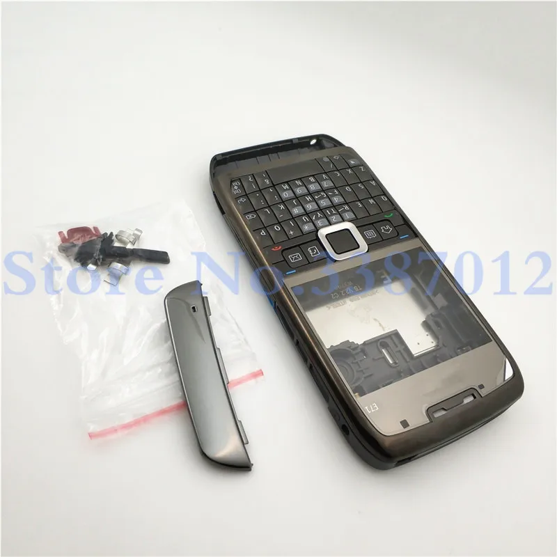 Хороший полный мобильный телефон корпус крышка батареи для Nokia E71+ клавиатура Лицевая панель