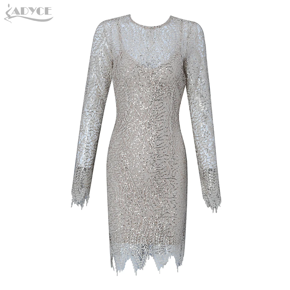 ADYCE/летнее женское Бандажное платье Vestidos Verano 2019 Новое сексуальное кружевное