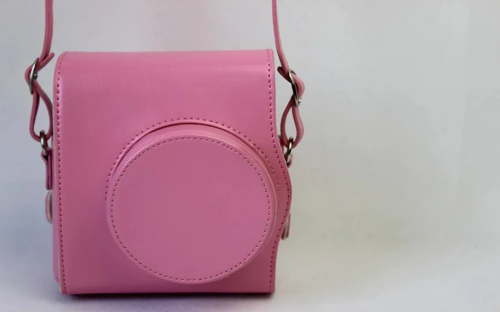 Кожа Камера ремень сумка чехол Чехол протектор для Polaroid фото Fuji Fujifilm Instax Mini 8