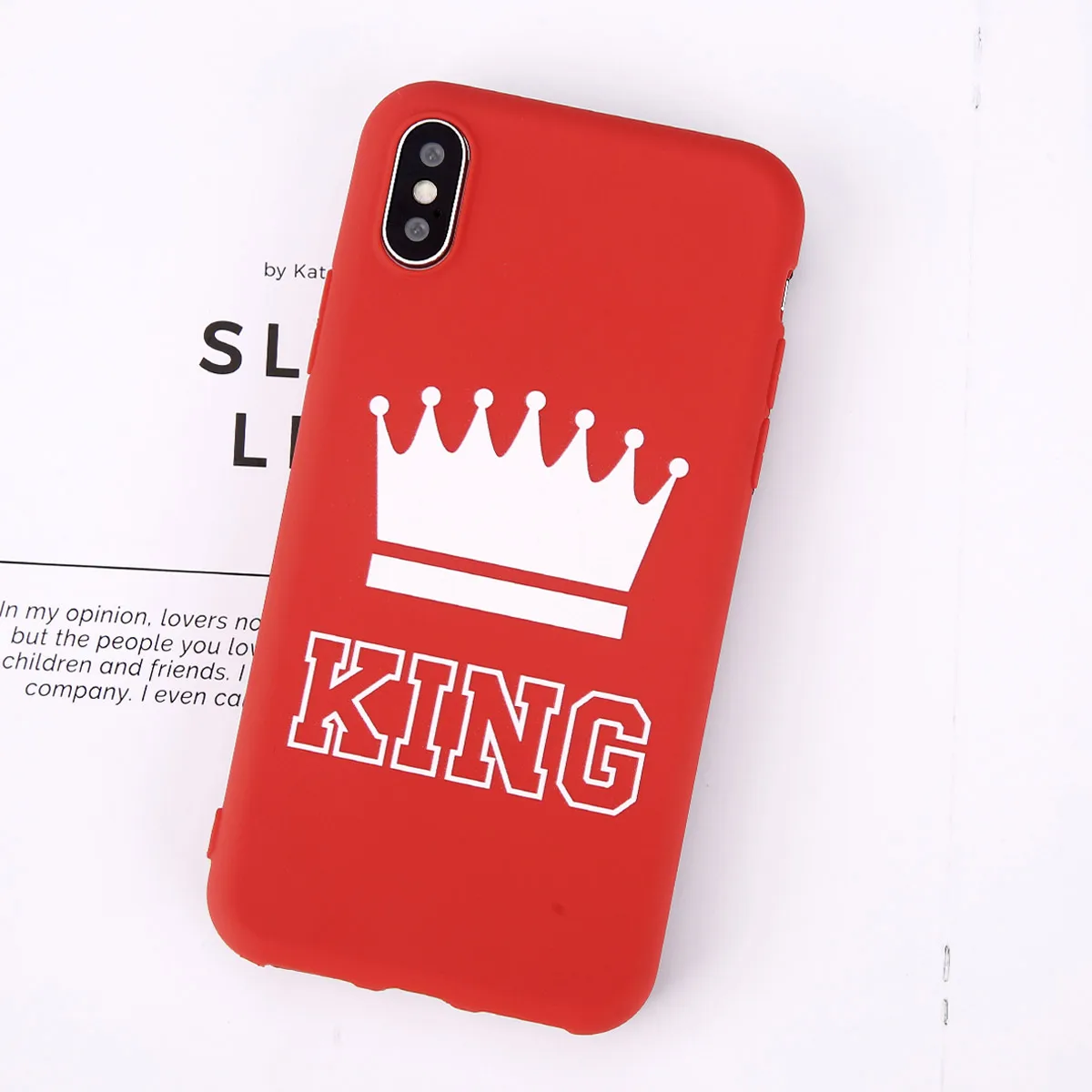 Red King Moskado King queen чехол для телефона для iphone 7 6 6s 8plus X XS Max XR пары шикарные модные симпатичные, из мягкого ТПУ чехол для iphone 11 5S SE - Цвет: Red King