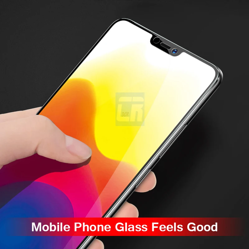 Защитное стекло DCR закаленное фиолетового цвета для Huawei Mate 20 10 P30 Lite Y6 Y9 P Smart